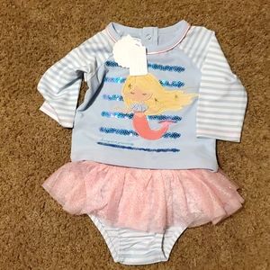 Brand new Mud Pie bathing suit, size 9-12 month